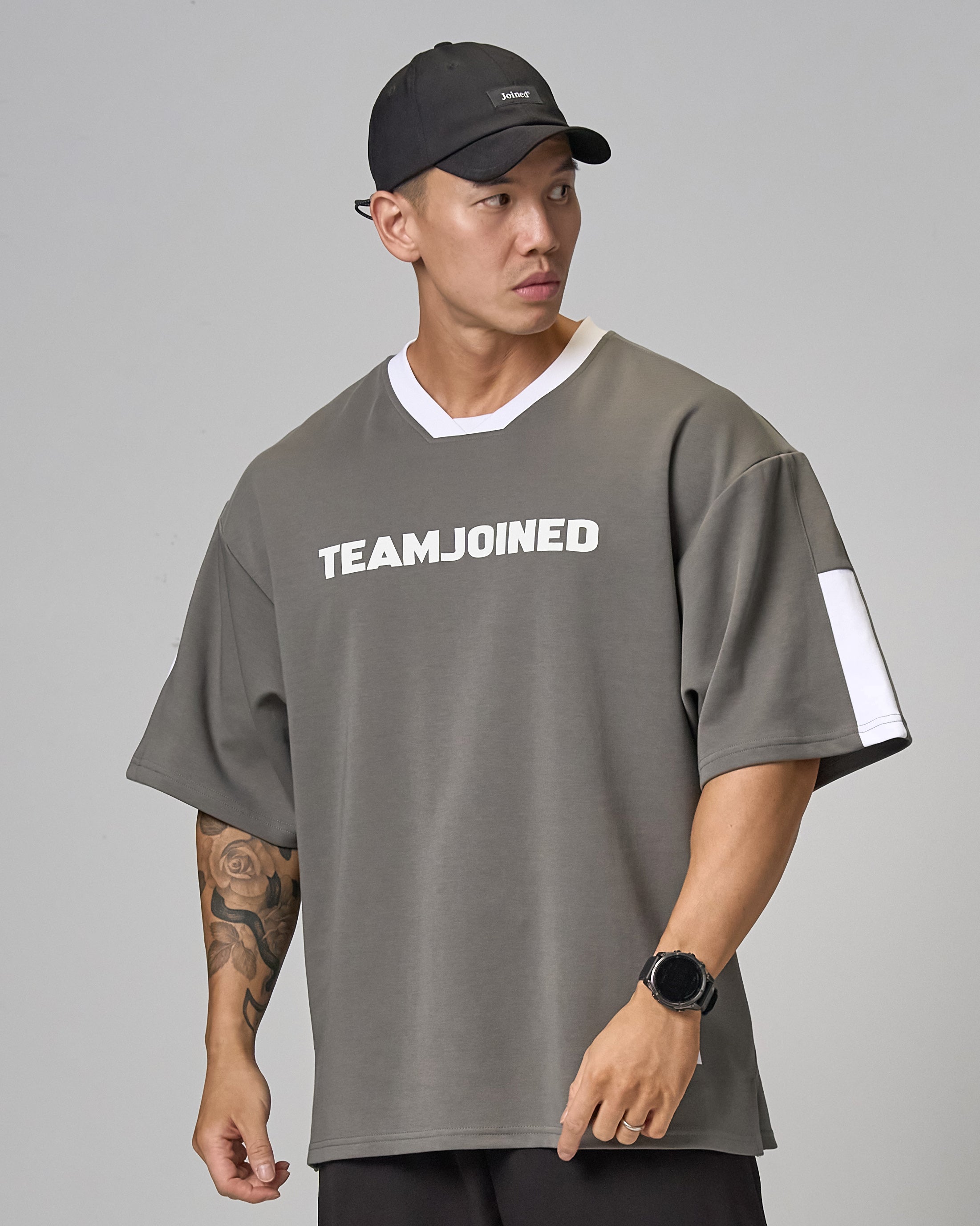 Cotton+ Logo Spliced Jersey