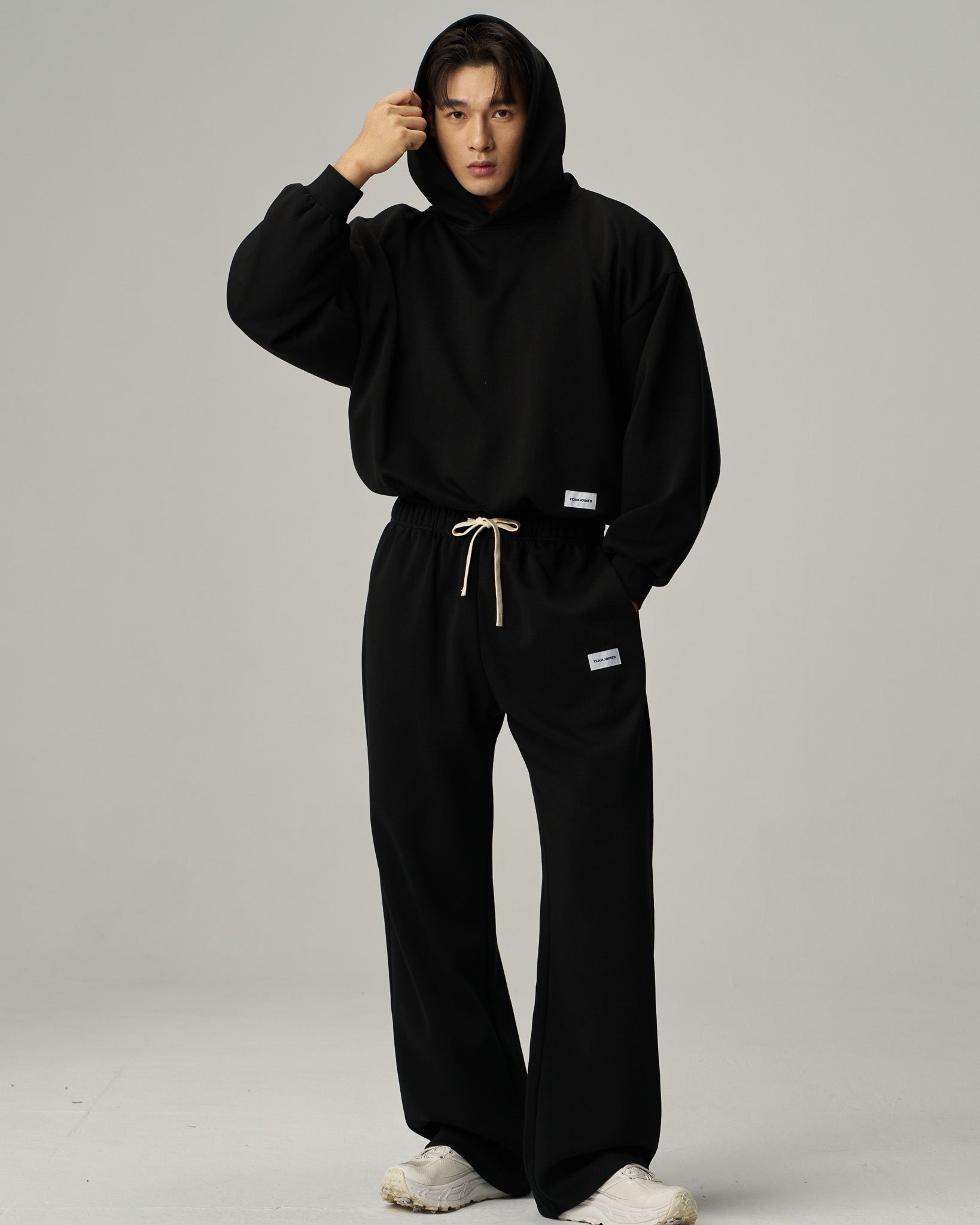 Tagged Boxy Hoodie