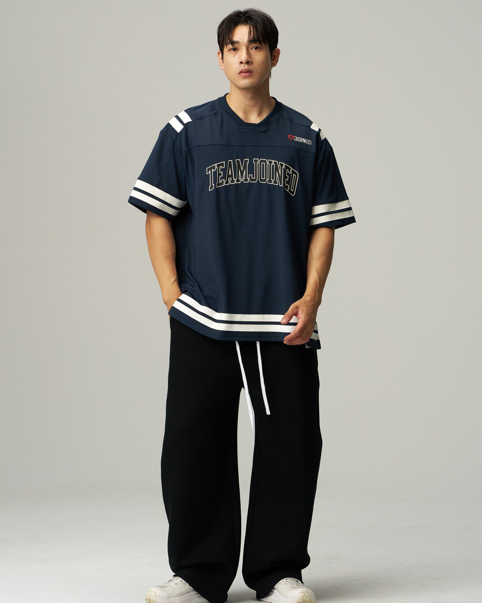 Adapt Arch logo Striped Jersey