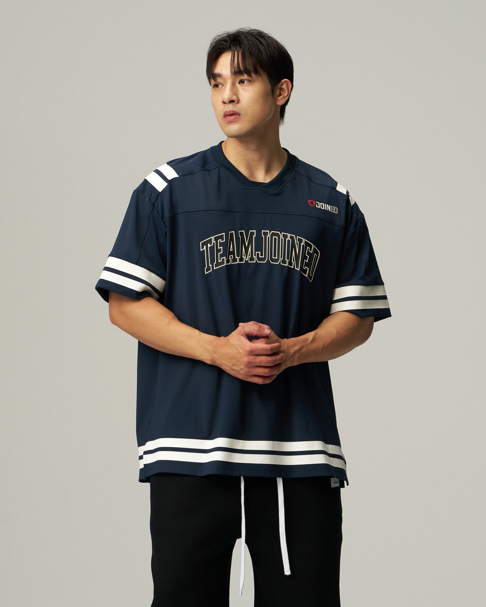 Adapt Arch logo Striped Jersey