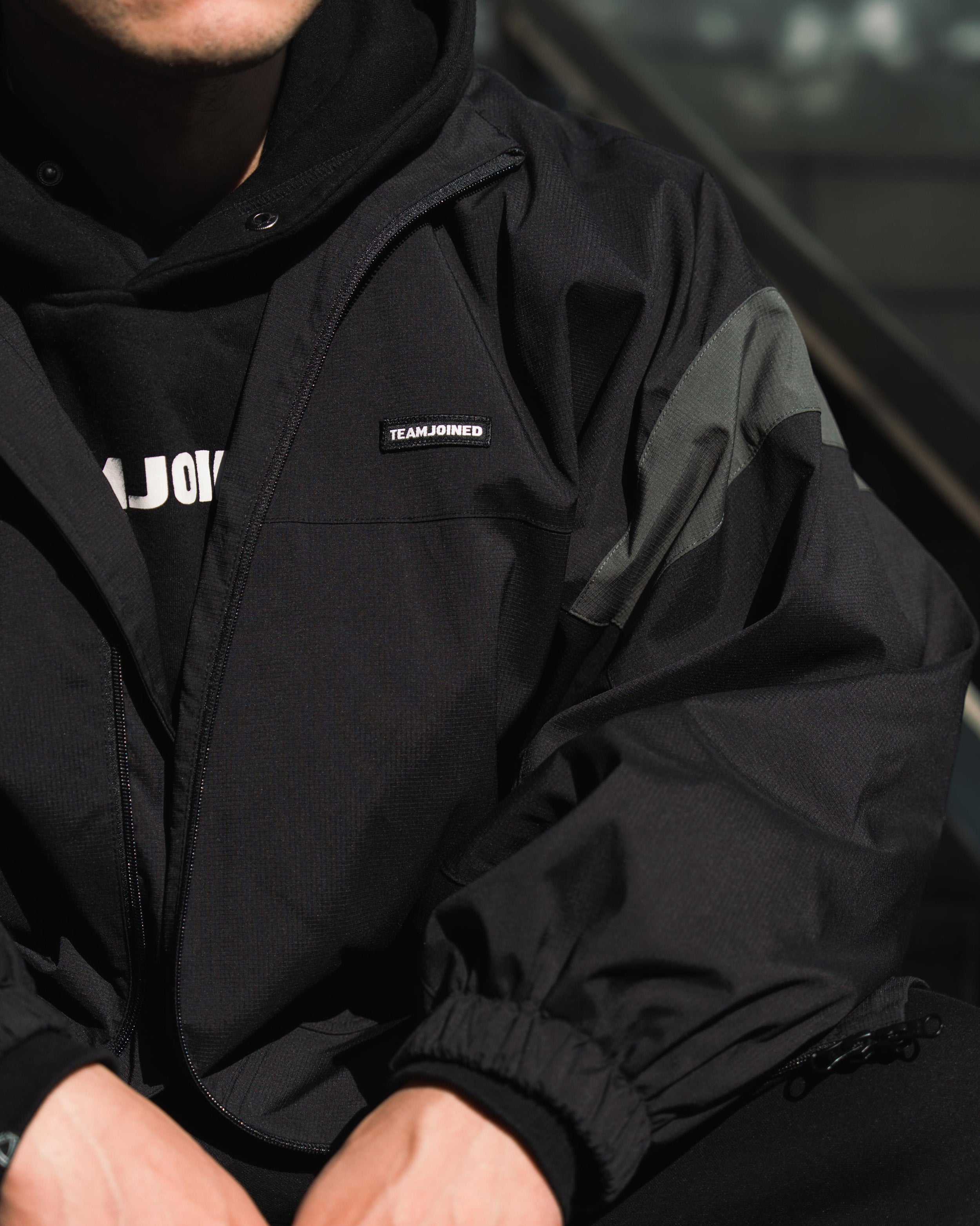 Signature Splice Oversized WindBreaker Jacket