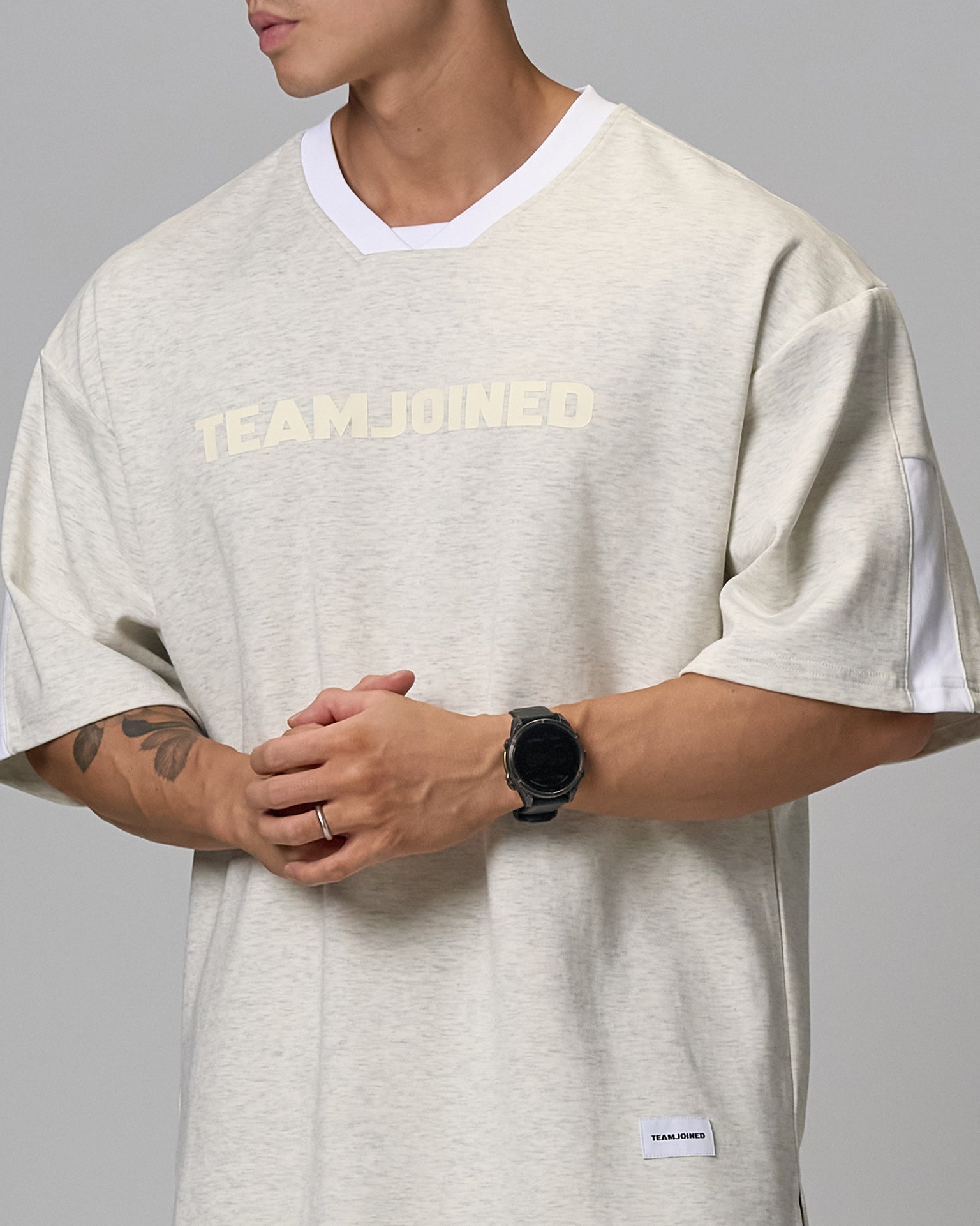 Cotton+ Logo Spliced Jersey