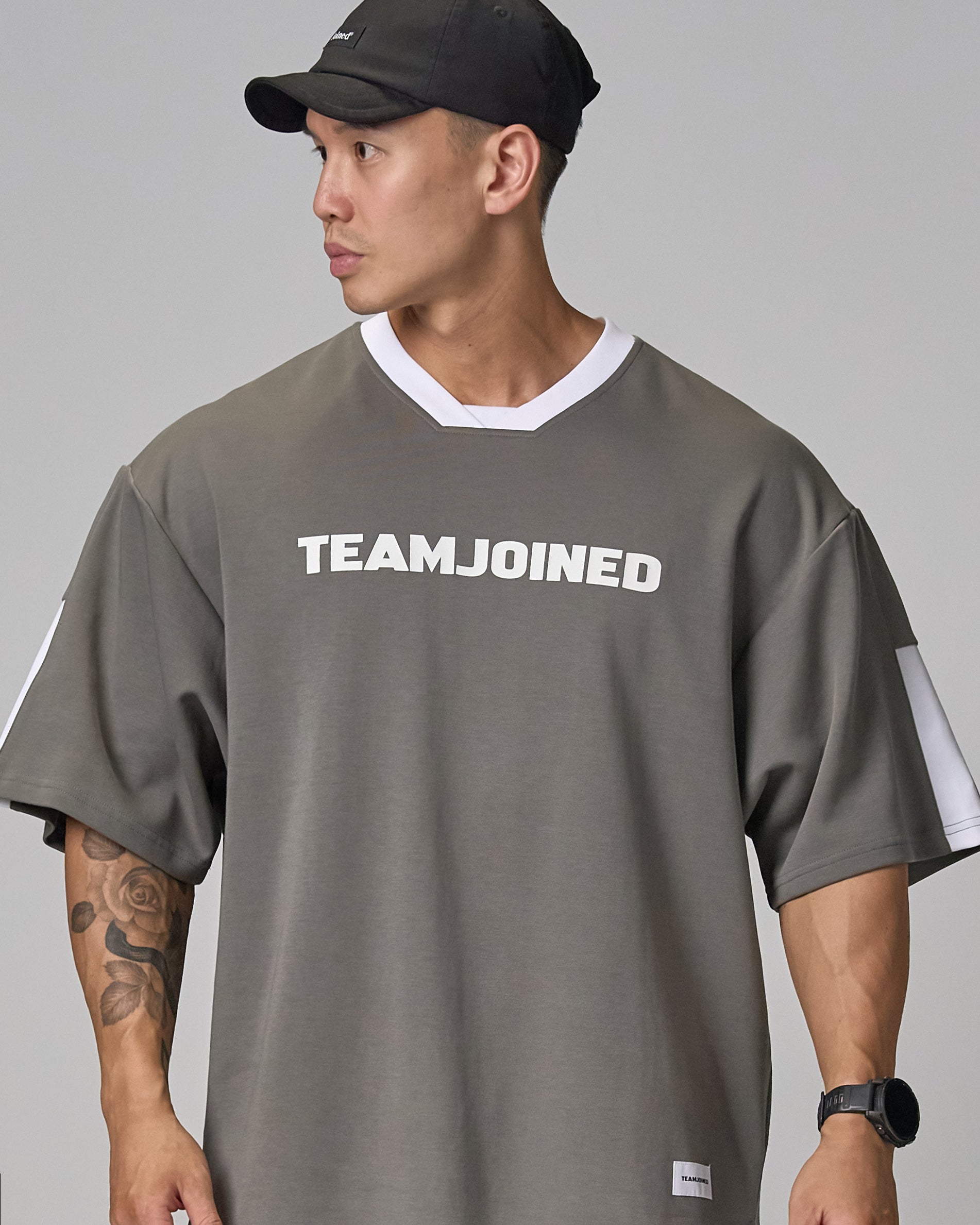 Cotton+ Logo Spliced Jersey