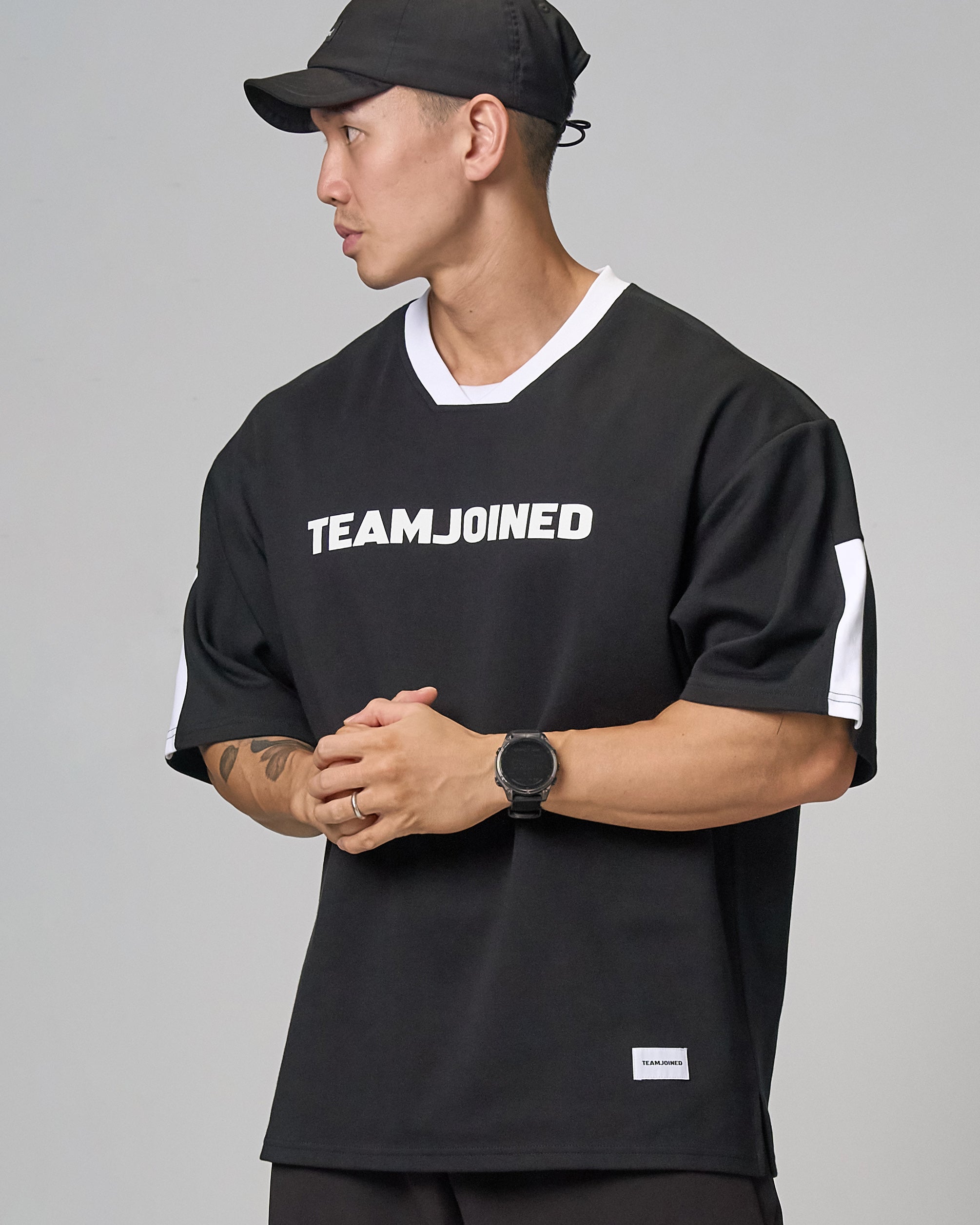 Cotton+ Logo Spliced Jersey