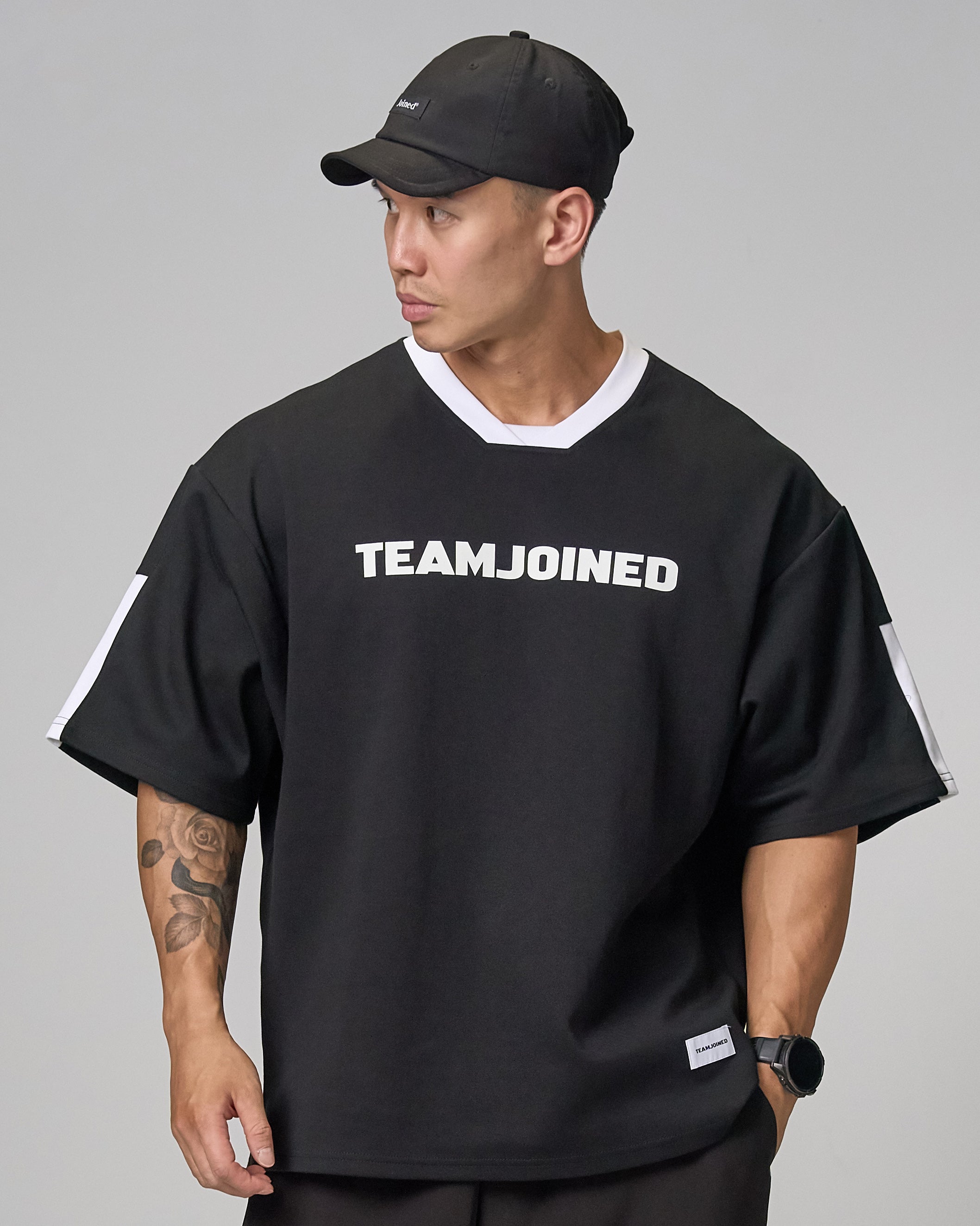 Cotton+ Logo Spliced Jersey