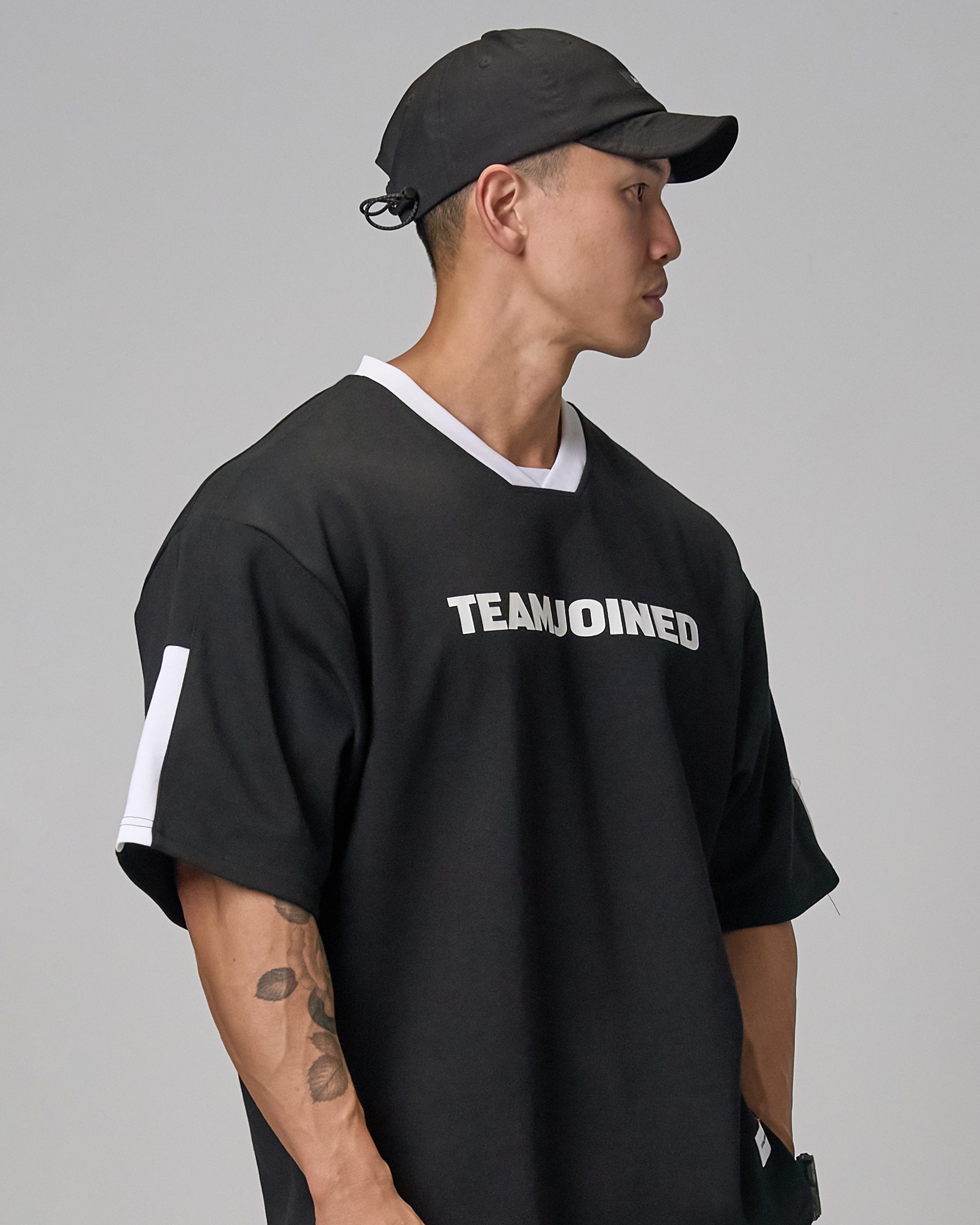 Cotton+ Logo Spliced Jersey