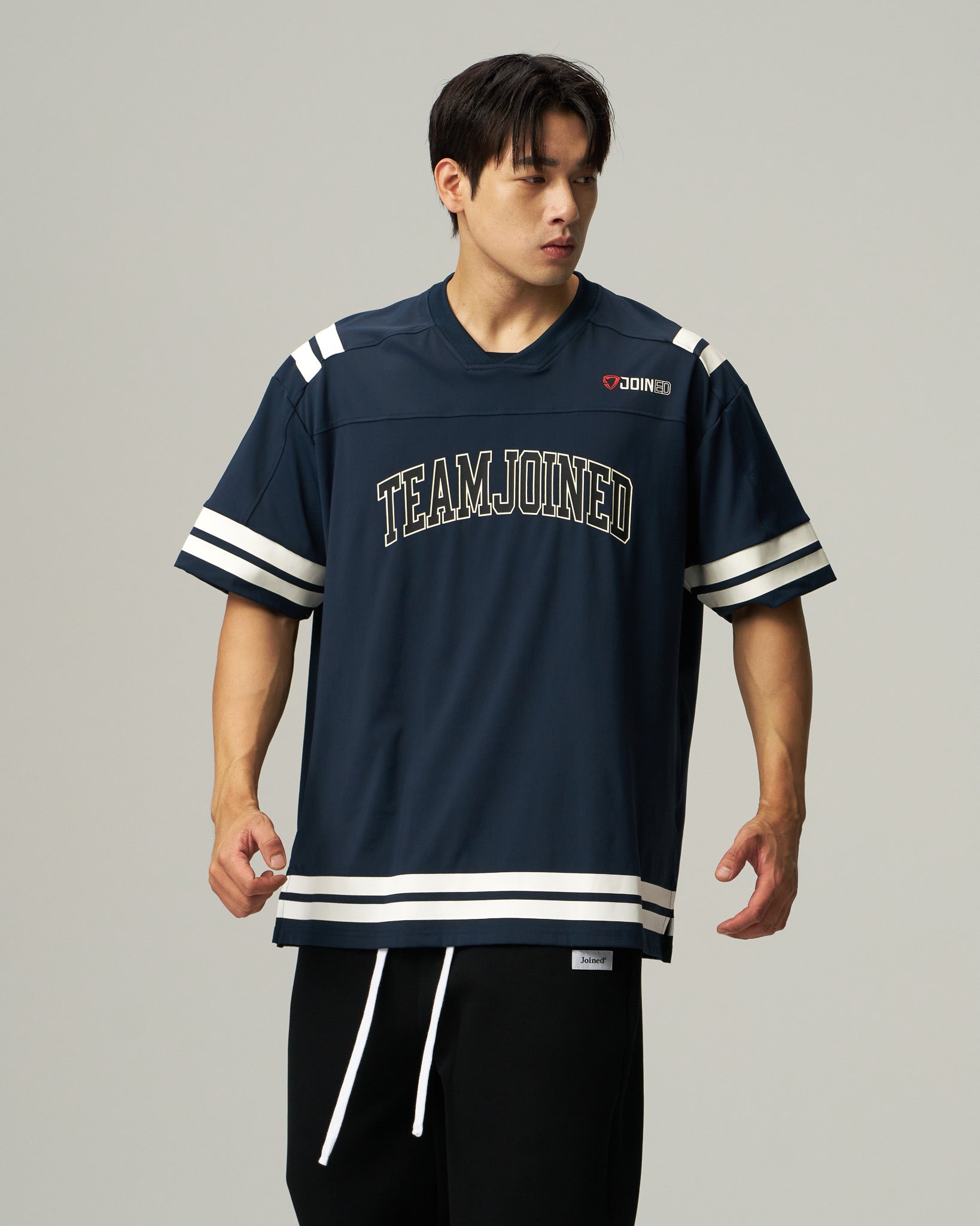 Adapt Arch logo Striped Jersey