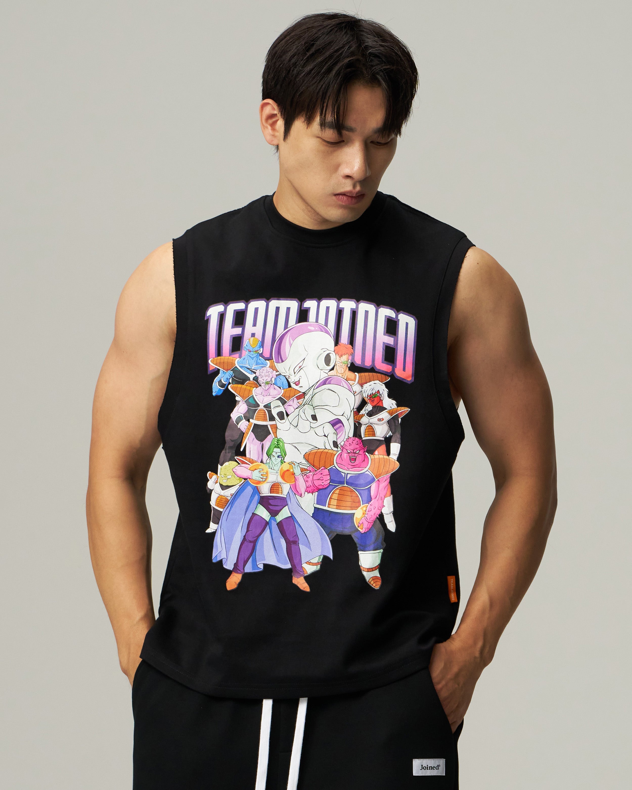 DragonBall Z Ginyu Force Sleeves Cut Oversized Top