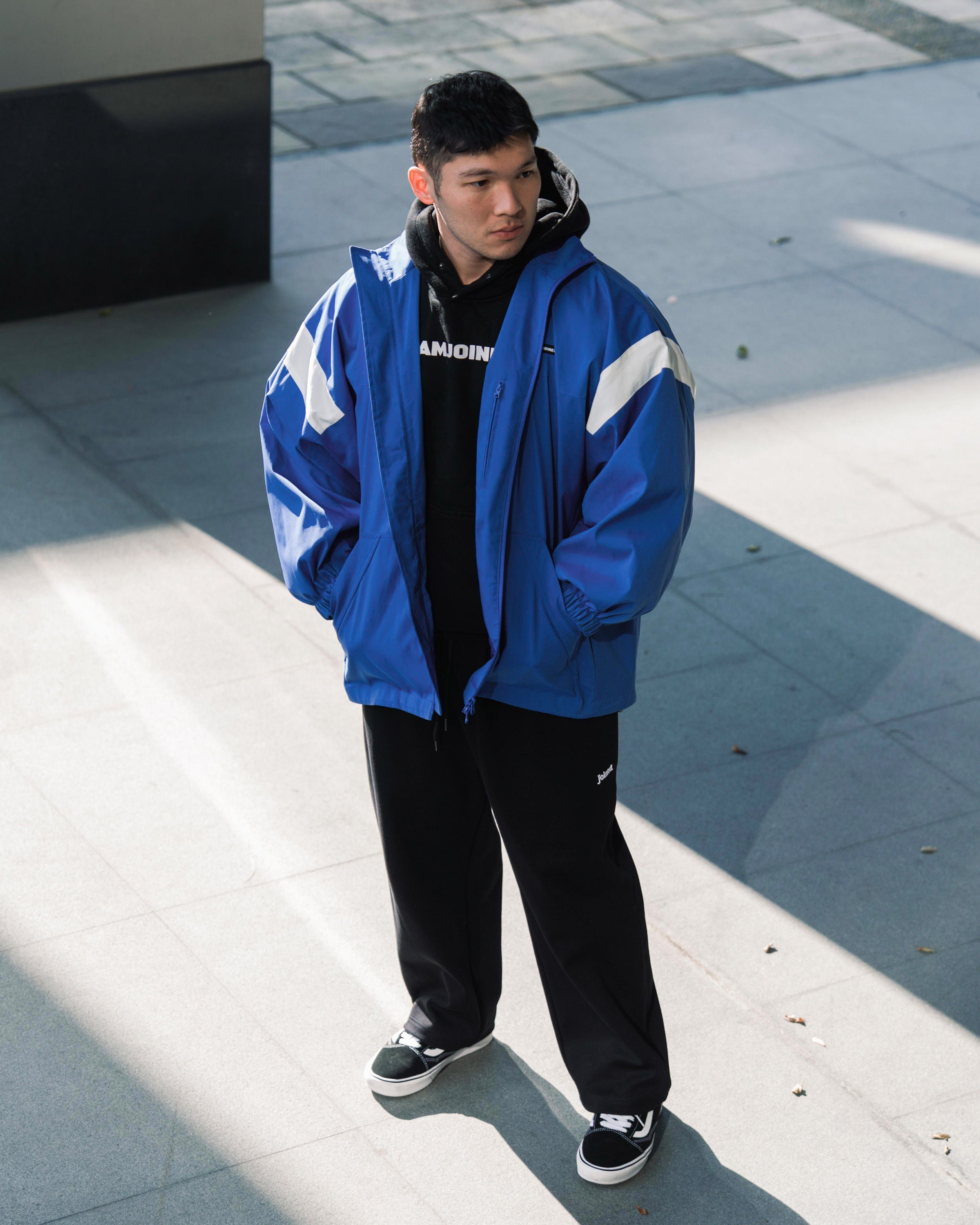 Signature Splice Oversized WindBreaker Jacket